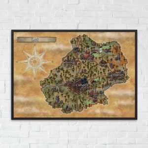 Carte Lot Médiévale