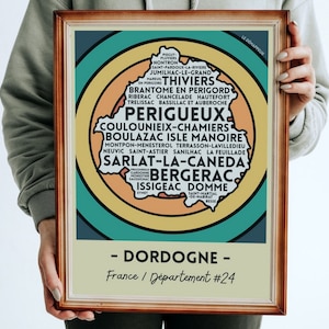 Carte Dordogne #24 France