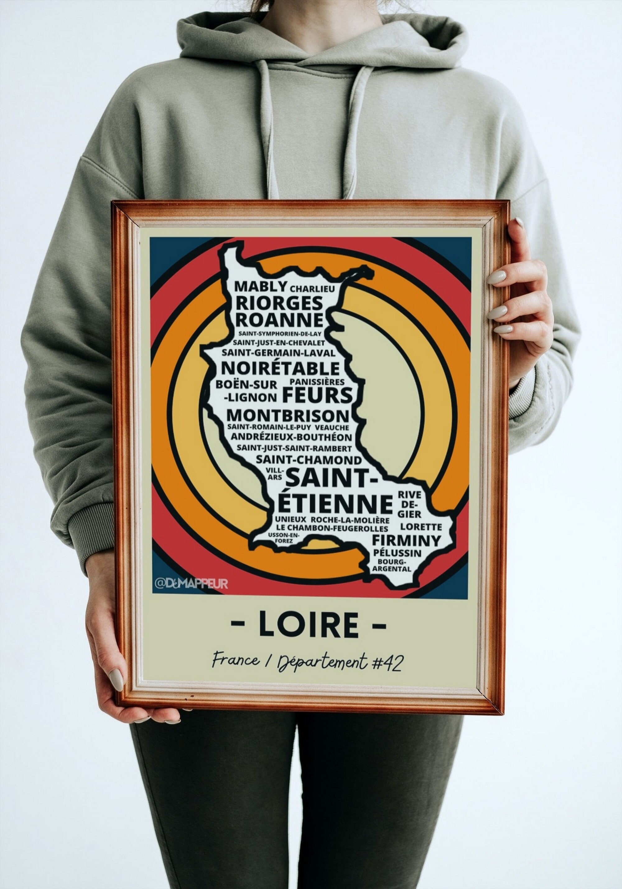 Carte Loire #42 France