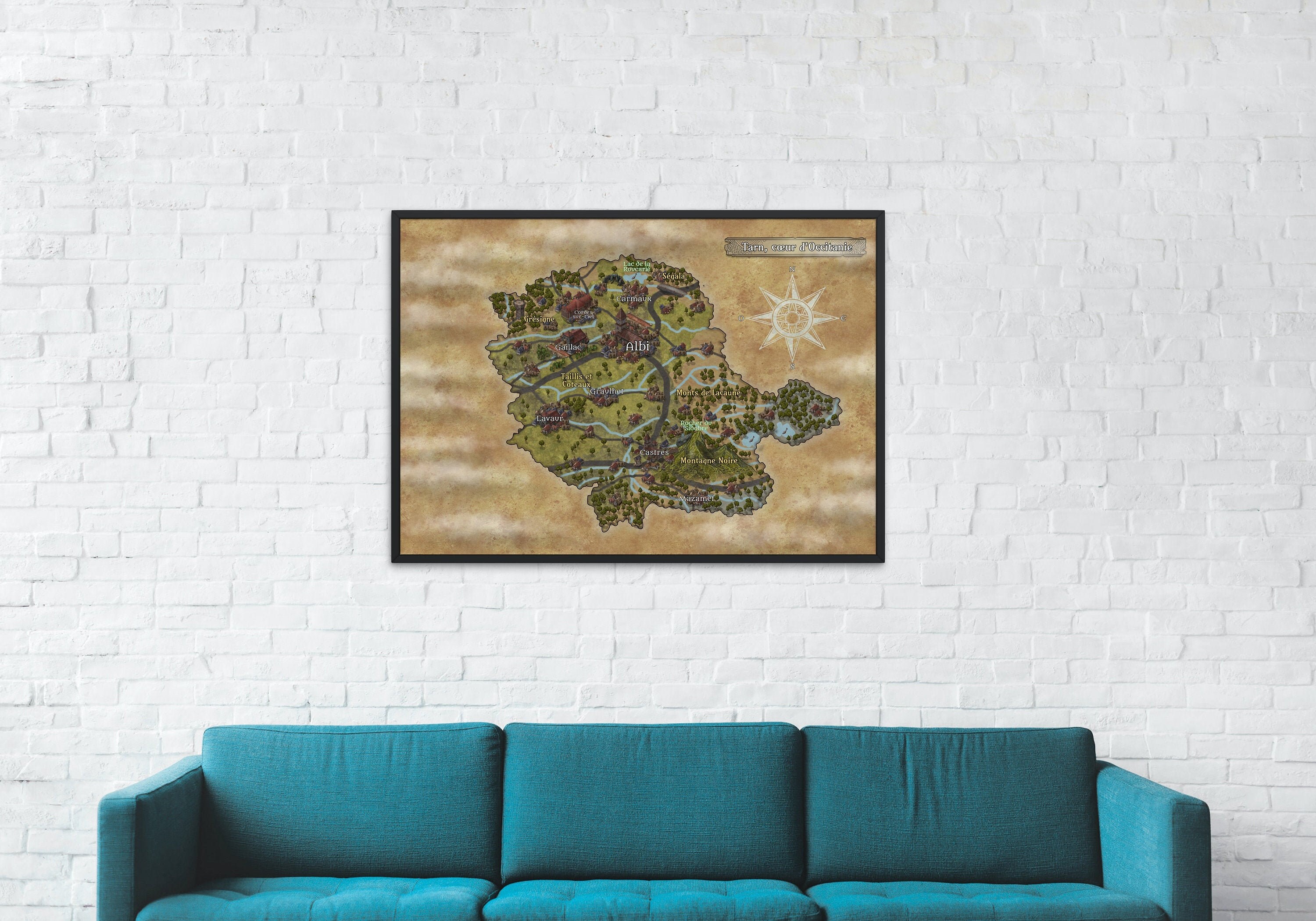 Carte Tarn Médiévale