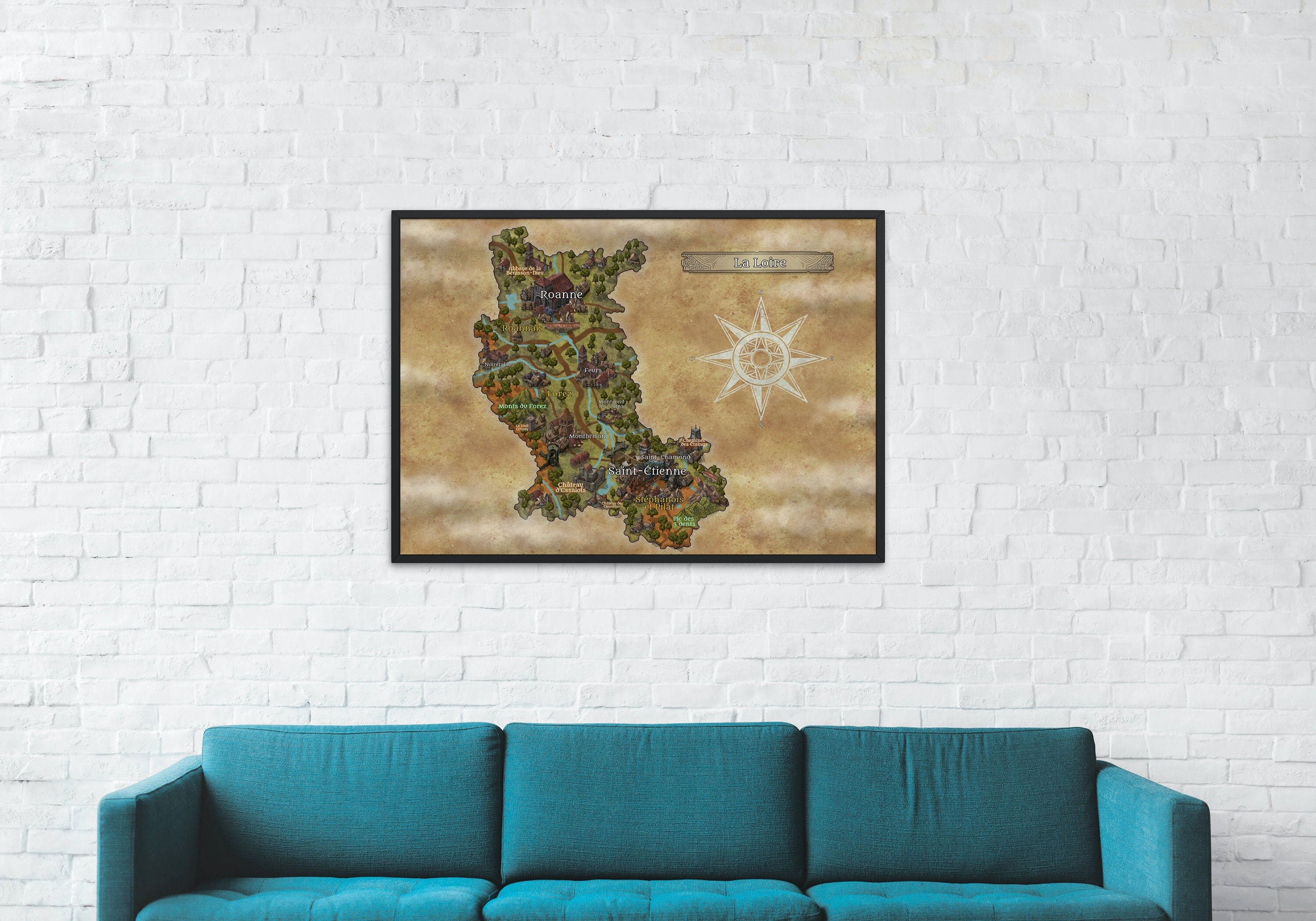 Carte Loire Médiévale