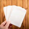 20 Biodegradable Glassine Wedding Confetti Bags: Peel & Seal