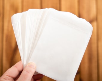 20 Biodegradable Glassine Wedding Confetti Bags: Peel & Seal