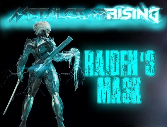 Begå underslæb Generator øjenvipper Metal Gear Rising Raiden's Mask foam Unfold by Big Rob - Etsy