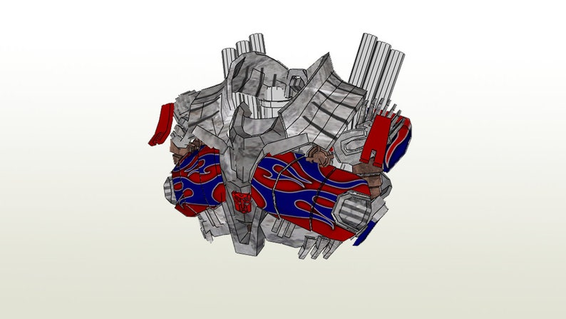 Optimus Prime AOE Armour Template for Cosplay Pepakura AOP/PDF Files ...