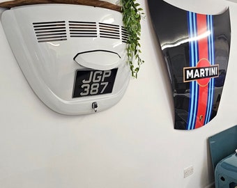 VW Beetle Engine Lid Shelf, Refurbished Car Wall Art