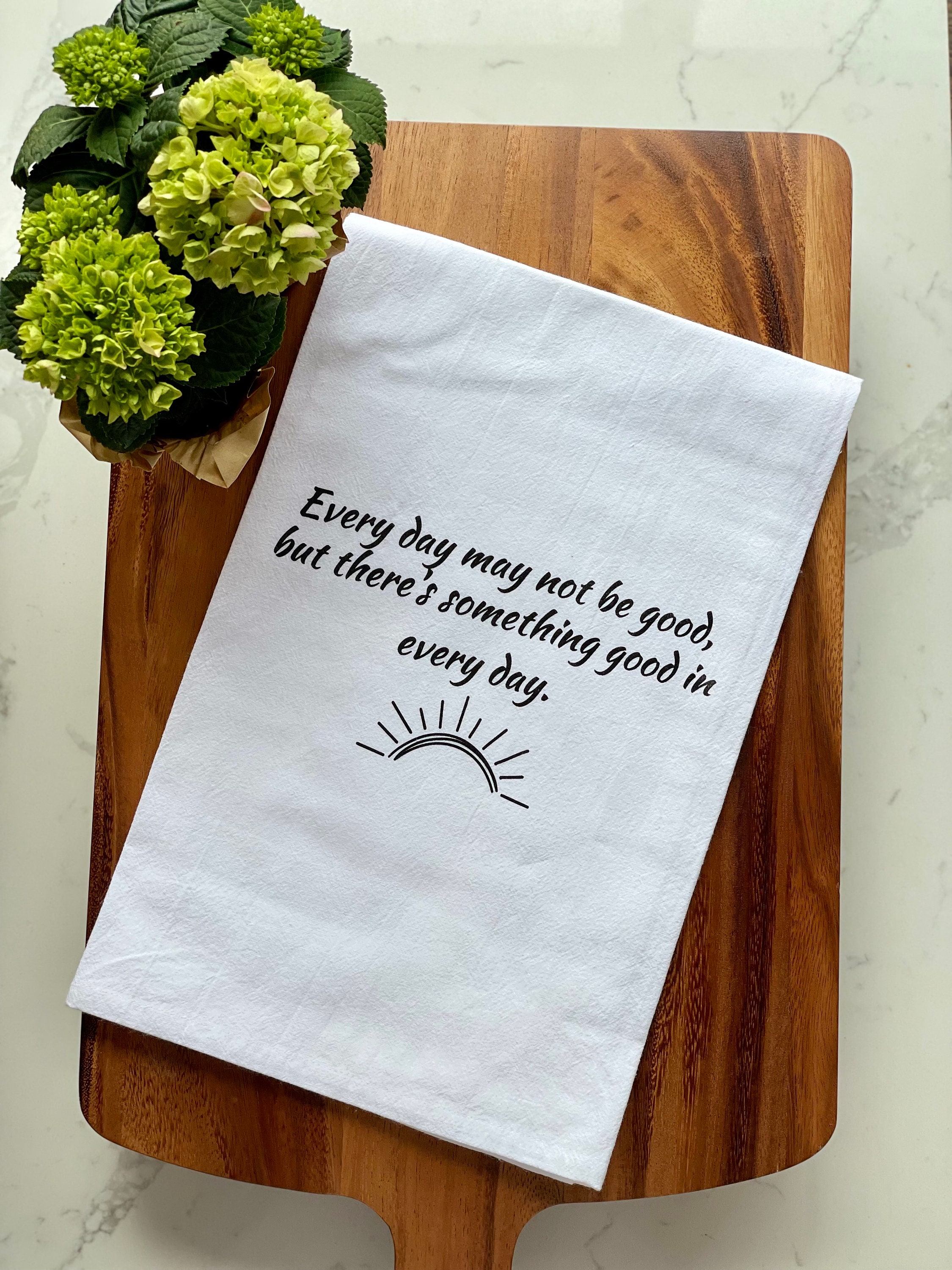 Everything is Figureoutable 18x24 Inch, Funny Kitchen Towel With Sayin