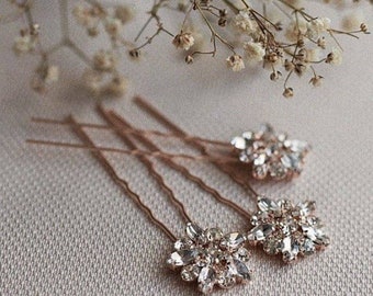 ELISABETH gold wedding pin - hair accessory wedding