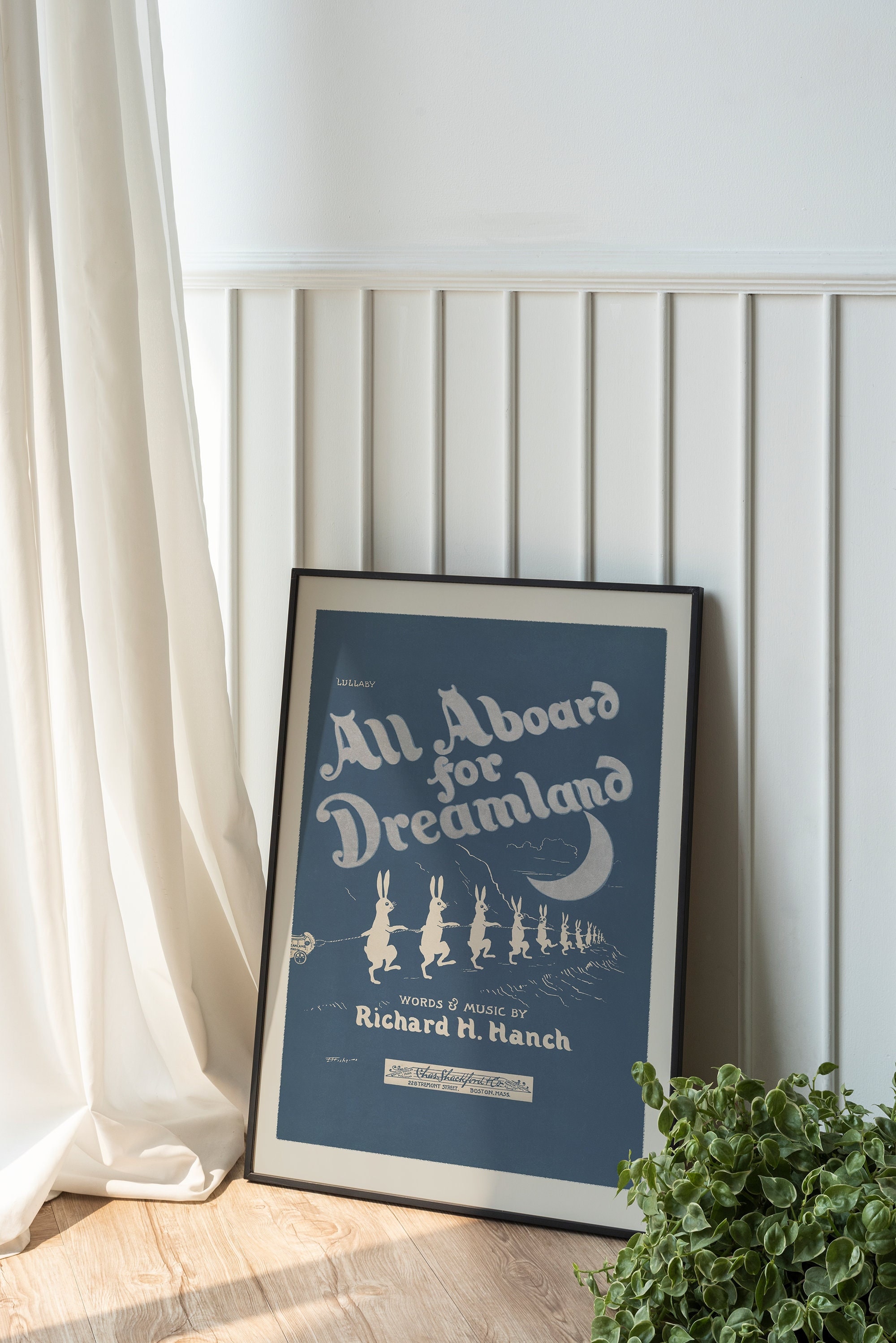 PRINTABLE Vintage Nursery Wall Decor Lullaby Antique Childrens ...
