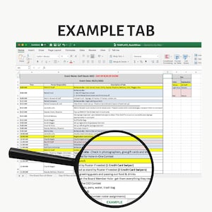 Run of Show Excel Template – Event Timeline, Show Flow, Fundraisers & Weddings image 8