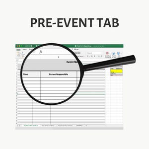 Run of Show Excel Template – Event Timeline, Show Flow, Fundraisers & Weddings image 5