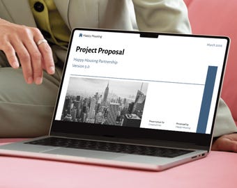 Project Proposal Slide Deck Canva Template – Editable Boardroom-Ready Presentation for Nonprofits, Consultants & Professionals