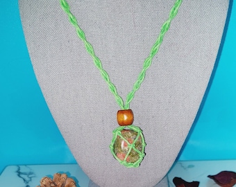 ¡Déjalo ir! Collar de cristal de unakita: ¡Piedra de nuevos comienzos y renacimiento! ¡Piedra de la visión! ¡Piedra del amor! ¡Un nuevo comienzo! ¡Apoyo emocional!
