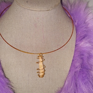 Rabbit Hair Quartz Crystal Pendant Necklace