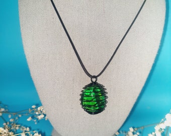 Mother Gaia! Green Goddess Gaia Crystal Necklace! Beautiful Gaia Crystal - Powerful Life Force Within Us All! Earth Energy!