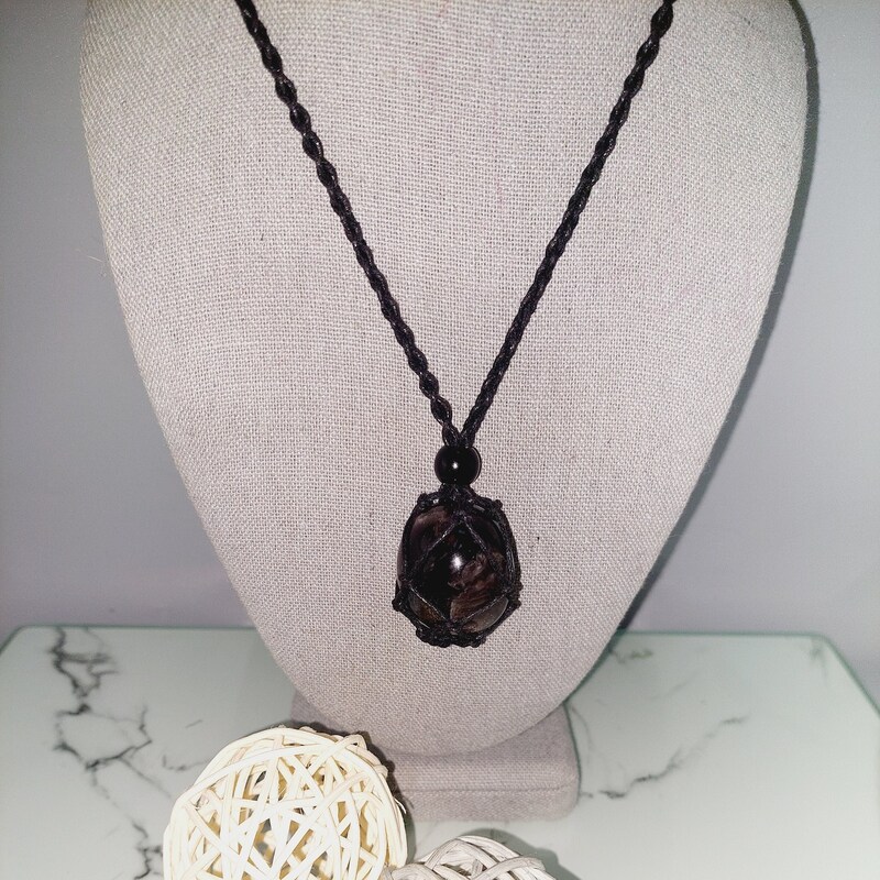 Black/Rose/Pearl Necklace main image 1
