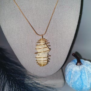 Prehnite Power! Botyroidal Green Prehnite Crystal Pendant Necklace - Botryoidal Natural Prehnite Grapestone! Powerful Heart Chakra Specimen!