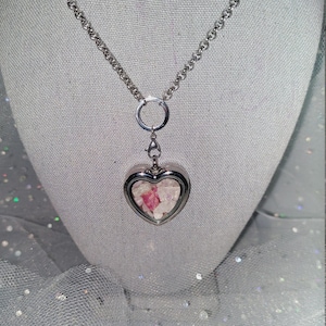 Morganite, Kunzite, Pink Tourmaline and Rose Quartz Love Locket - Unconditional Love! Powerful Love Support! Floating On The Cloud Of Love!