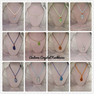 ANDARA! Powerful Andara Glass Necklace/ High Frequency! High Vortex- Master Crystals With Powerful Healing Abilities! Increasing Vibrations!