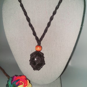 Agni Fire! Agni Manitite Tektite Stone Necklace  - Pearl Of Fire! Powerful Energy That Enhances Personal Power, Vitality, And Creativity!