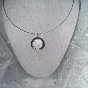 Blue Lace Agate! Bubbly Blue Lace Agate Crystal Locket - Stone of Calm And Stress Relief. Promote Spiritual Growth And Enlightenment! Power!