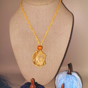 Picturesque Picture Jasper Crystal Necklace - Stone of Global Awareness!  Energy of Earth And Nature! Grounding Stone!