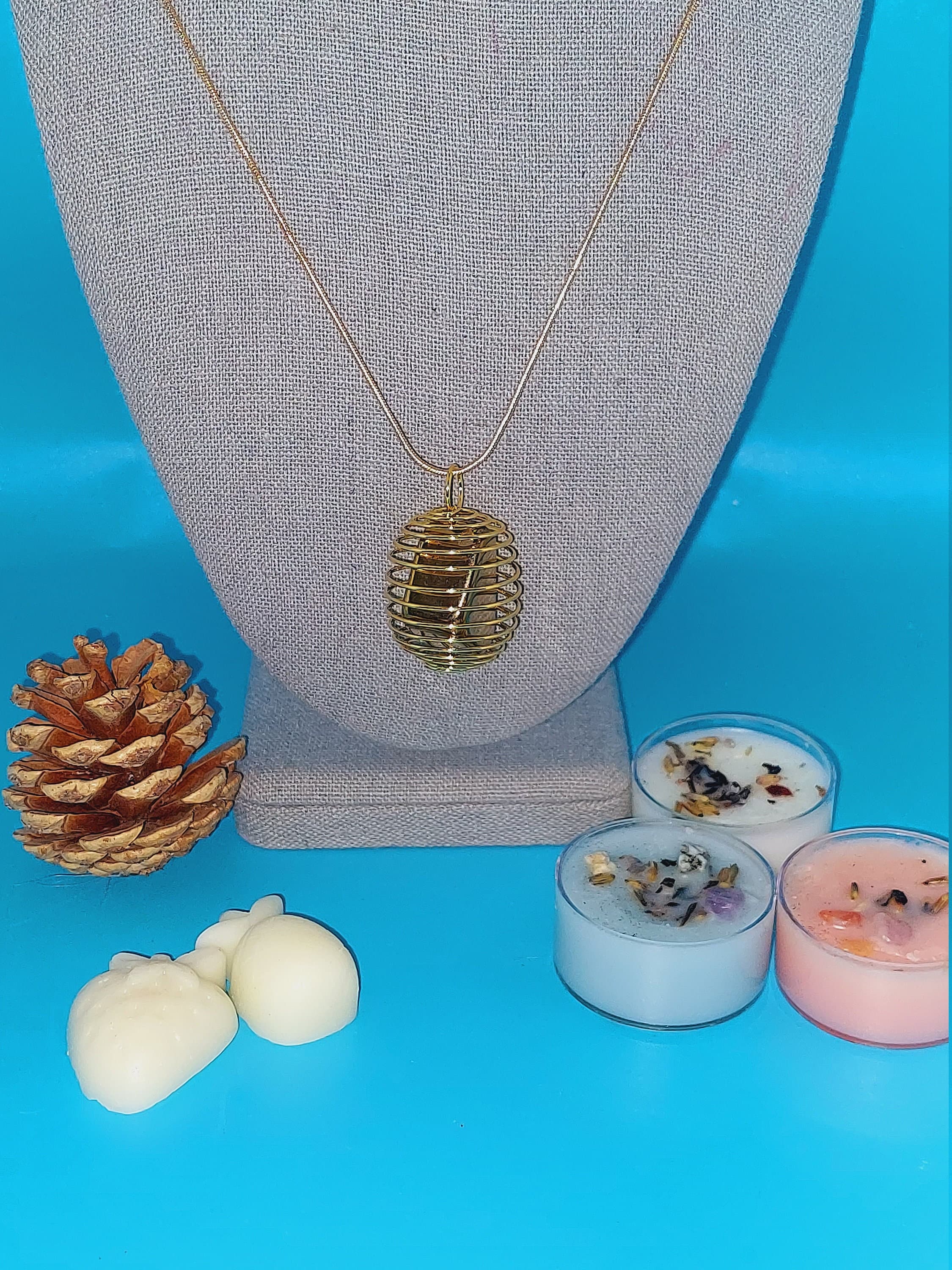 Healer's Gold! Healing Healer's Gold Crystal Necklace - Stone With Powerful Positive Energy That Activates & Harmonizes The Body! Protection