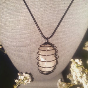 Star Hollandite Quartz Crystal Pendant Necklace - Rare Star Hollandite! Light Bringer!