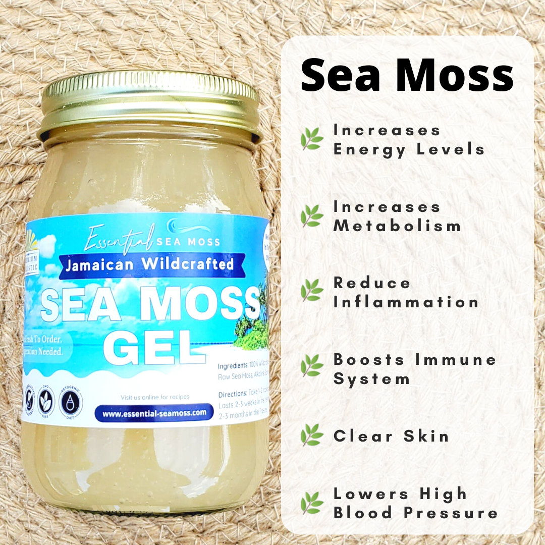 Sea Moss Gel 32 Oz Jar Vegan Superfood Dr Sebi Etsy