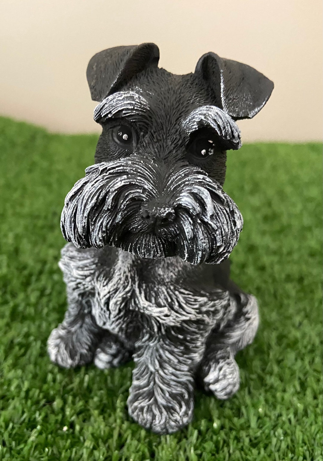 Schnauzer Dog Statue Free Shipping Etsy