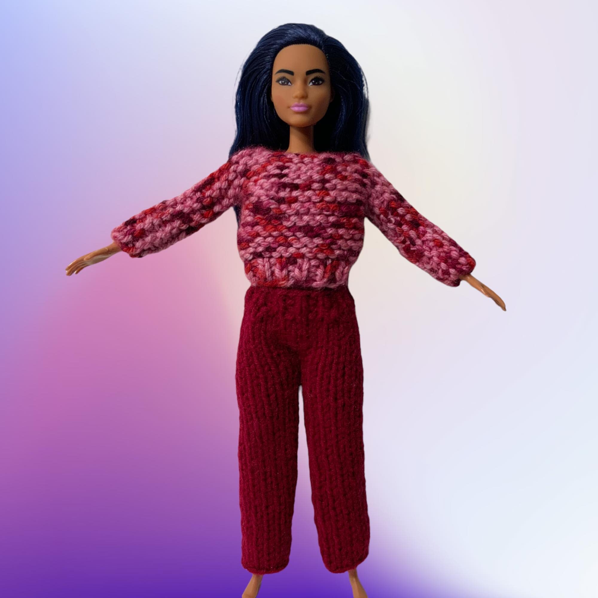Barbie Doll Clothes Barbie Pants Barbie Sweater Doll | Etsy