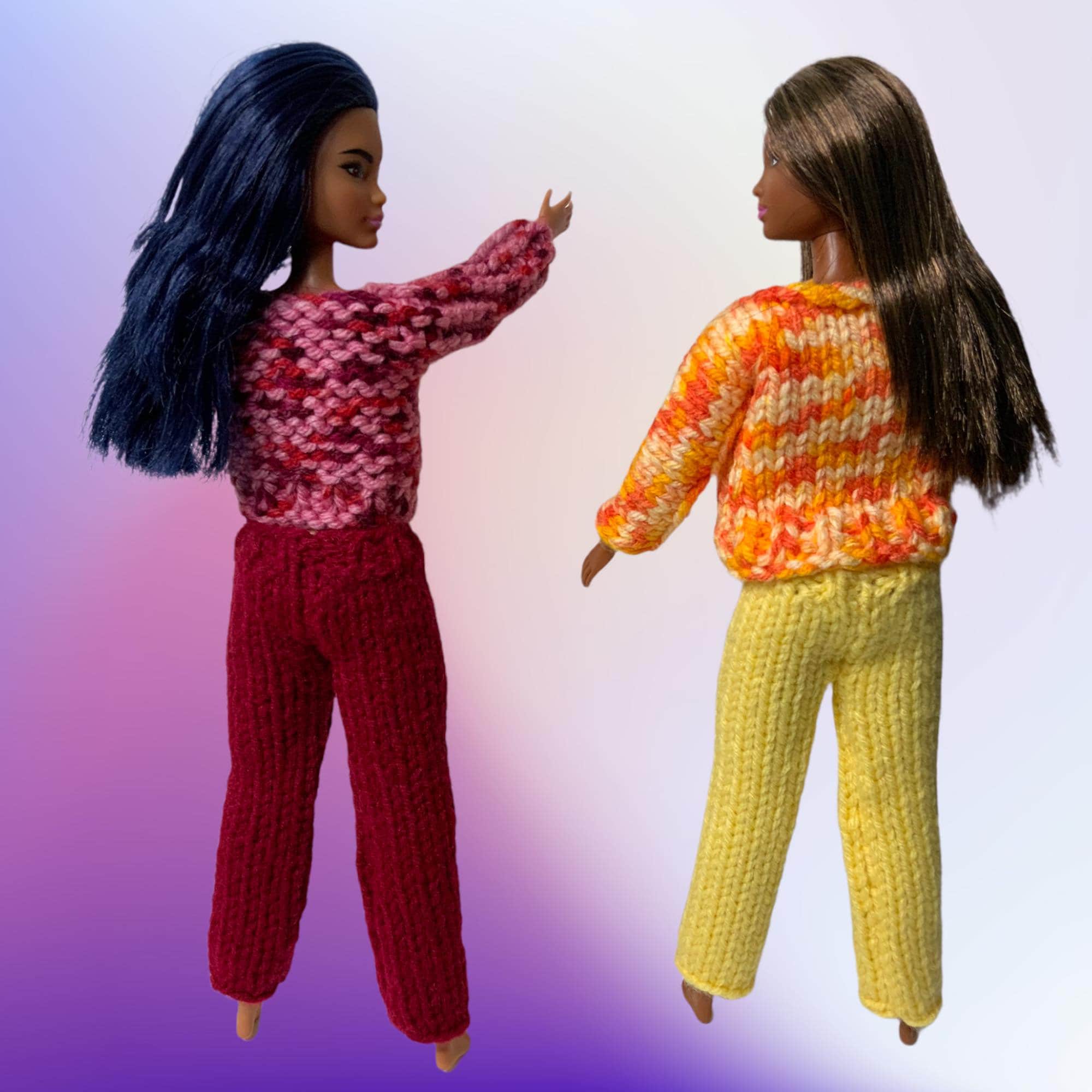Barbie Doll Clothes Barbie Pants Barbie Sweater Doll | Etsy