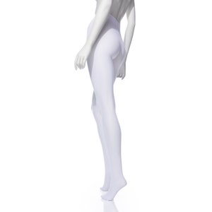 Albertina Recycled Polyamide Semi-Opaque Tights - White