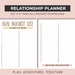 Couples Planner, Relationship Planner Printable, Relationship Journal ...
