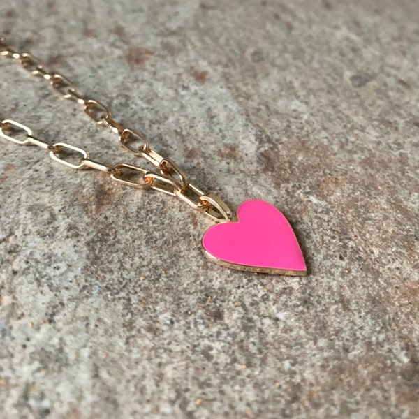 Fuchsia Necklace Etsy