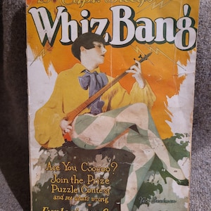 Capt. Billy&#39;s Whiz Bang Vol 110 March 1928 magazine full of cultural funnies, jokes, and stories from 100 years ago, great condition for age