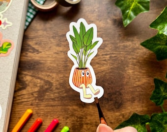 Plant Pot Sticker, Planner Stickers, Bullet Journal Stickers, Illustrated Stickers, Laptop Stickers, Water Bottle Stickers, Kindle Stickers