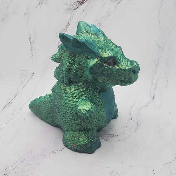 Giant Dragon Soap - large 9oz decorative bar soap shaped like dragon / dinosaur / lizard / reptile. Great bathroom counter decoration! Gift.