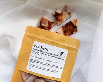 Cookies and Cream Scented Wax Bark, Handmade Brittle, Natural Vegan Soy Melts, Strongly Scented, Natural Home Fragrance, Mother's Day Gift