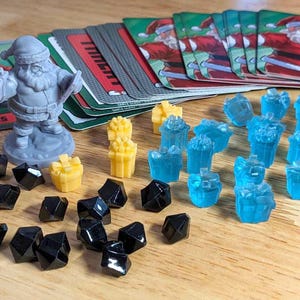 Méchant du Père Noël - Deluxe Bundle (mini, jetons 3D, cartes)