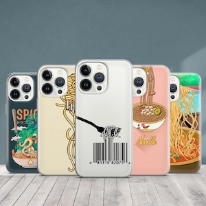 Ramen Phone Case Sushi Cover for Pixel 9 8 Pro 7A 6A, iPhone 16 15 14 13 12 Pro 11 XR for Samsung S24 FE S22 5G S22 Ultra A73 A53