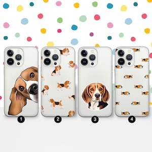 Coque de téléphone Beagle Puppy dog pour iPhone 16 Pro, 15, 14, 13, 12, 11, Google Pixel 9 Pro, 8, 7A, Samsung S25, S24 FE, A26, A36