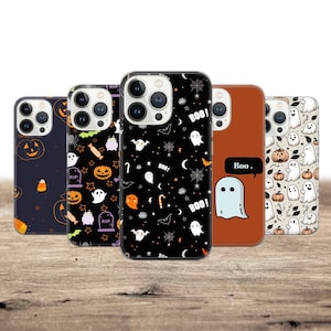 Haloween Phone Case Skeleton Cover for iPhone 16 Pro, 15, 14, 13, 12, 11, Google Pixel 9, 8, 7A, 6A, Samsung Galaxy S24 Ultra, S23fe, A05 A5
