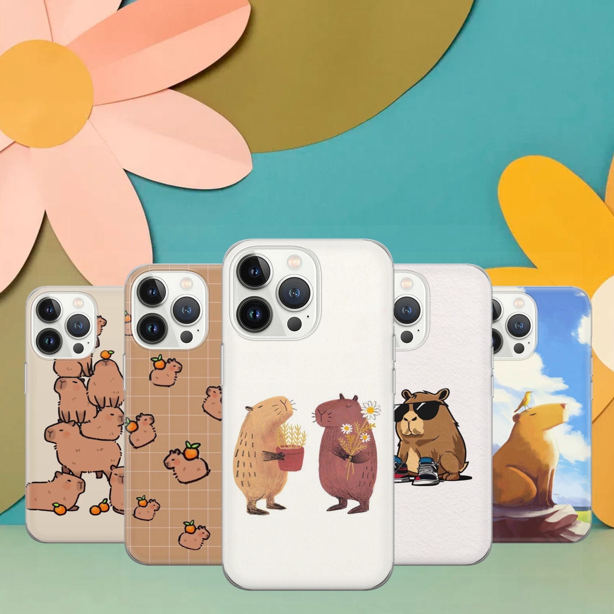 Custodia Per IPhone 11 Con Stampa Capibara Chitarrista | Design Divertente E Protettivo