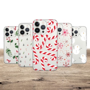 December Phone Case Candy Cover for iPhone 16 Pro, 15, 14, 13, 12, 11, Google Pixel 9, 8, 7A, 6A, Samsung Galaxy S24 Ultra, S23fe, A05 A55 A