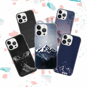 Acotar Handyhülle Throne Cover passend für Pixel 9 8 Pro 7A 6A Sarah iPhone 16 15 14 13 12 11 Pro Plus XS XR, Samsung S22 S21 S20 A53