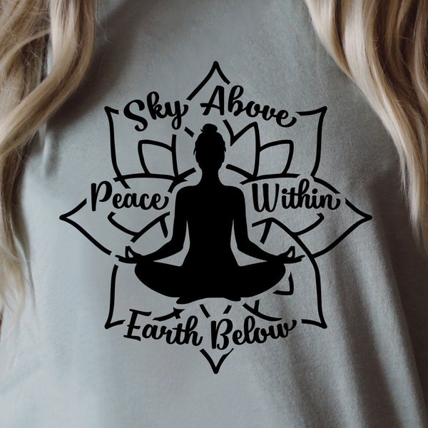 Meditation SVG, Yoga SVG, Namaste SVG, Zen Svg, Mindfulness Svg, Buddha Svg, Spiritual Svg, Lotus Flower Svg, Hippie Svg, Peace Svg