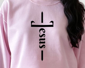Jesus Cross SVG: Christian Clipart (Digital Download)