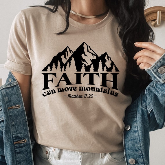 Faith Can Move Mountains SVG Christian SVG Bible Verse SVG - Etsy