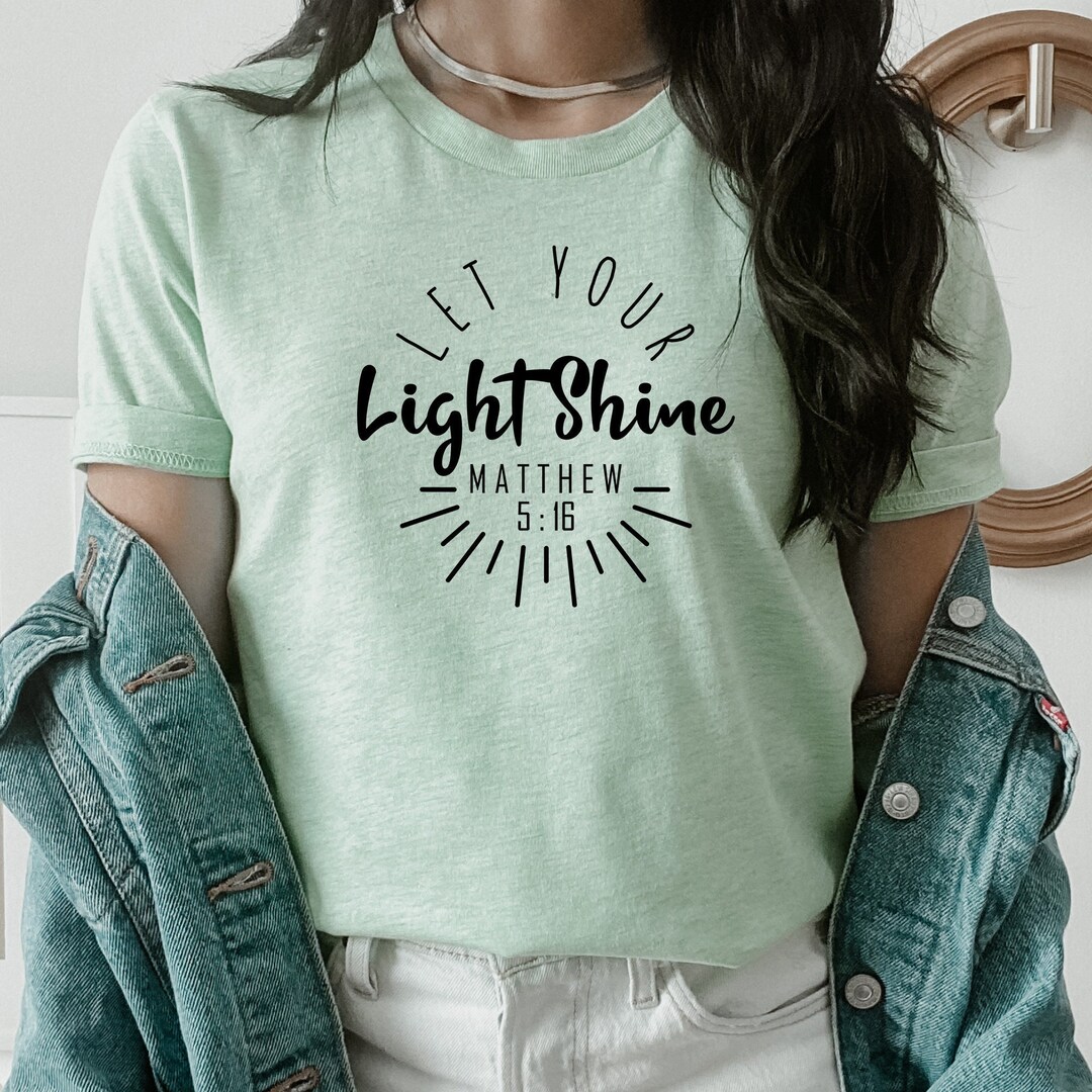 Let Your Light Shine SVG, Christian SVG, Jesus SVG - Etsy